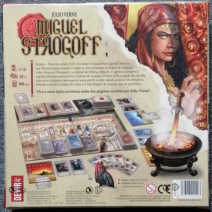 Miguel Strogoff - jogo de tabuleiro