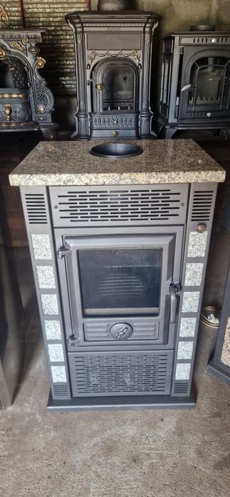 Vendo salamandra a lenha ventilada muito boa