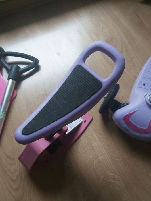 Hulajnoga 3w1 rozowo fioletowa trzy koła