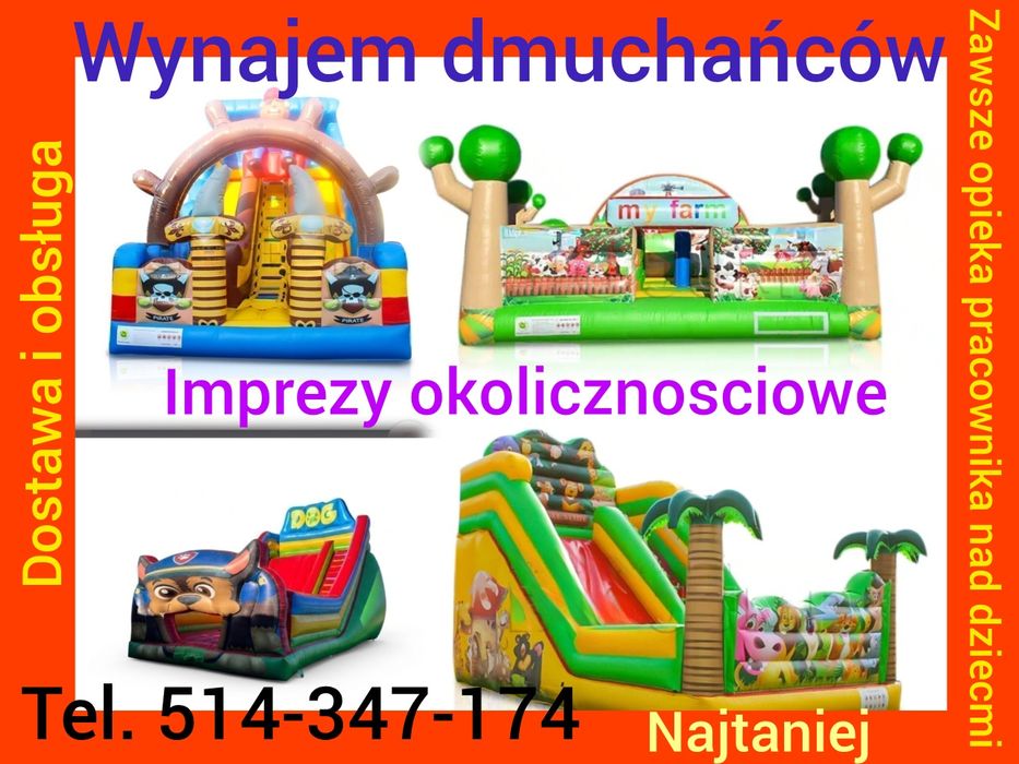 Wynajem dmuchańcy
