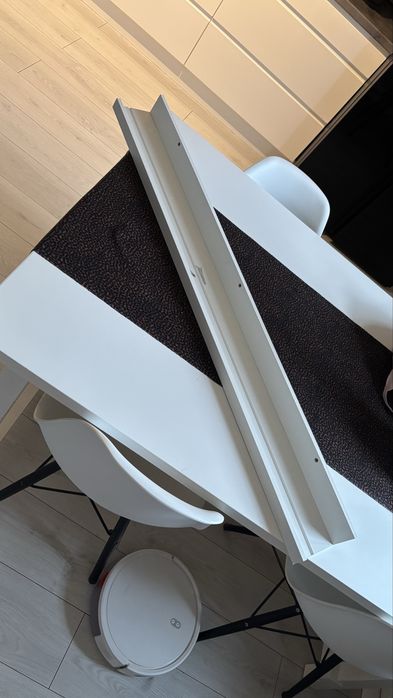 ikea polka biala 115cm mosslanda biala na zdjecia