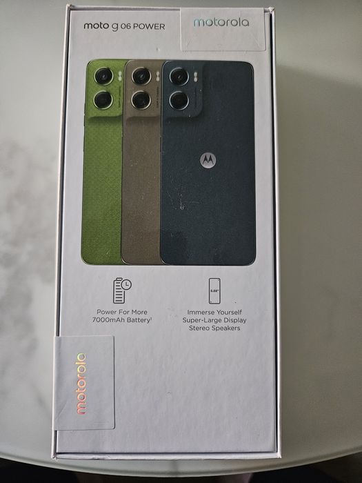 Motorola g06 power 4/64gb zielona bez locka plomba GW24 miesiące
