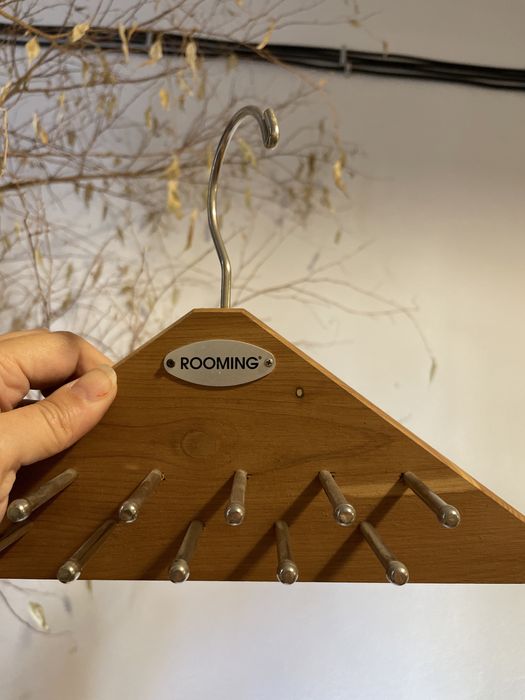 Cabide gravatas em madeira Rooming