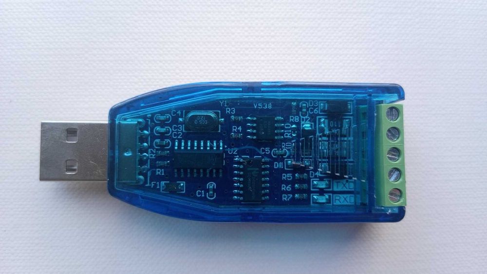 Конвертер CH340 USB 2.0 / RS-485 в корпусе защита линий Protection TVS