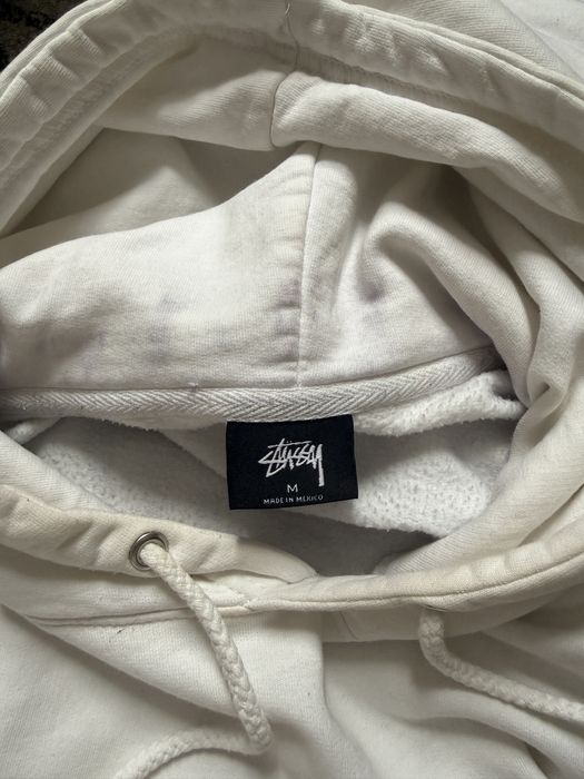 Худі stüssy 8 ball біле M