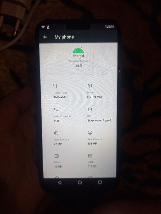 Смартфон i16 Pro Max 12/512 GB
