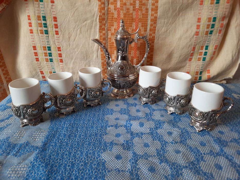 Кофейный сервиз на 6 персон арабский кофейный сервиз