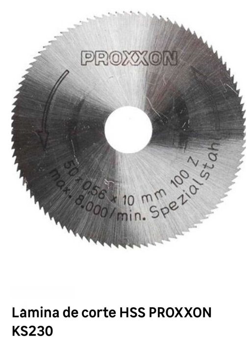 acessórios para máquinas proxxon