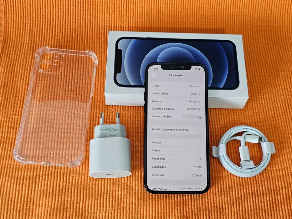 Iphone 12 128Gb. 100% Bateria.  Muito bom