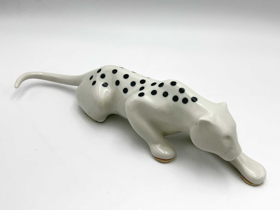 Figurka ceramiczna: „Pantera" Sgrafo Modern ,Peter Müller,  lata 60