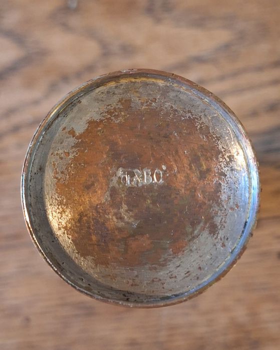 Mosiężny świecznik