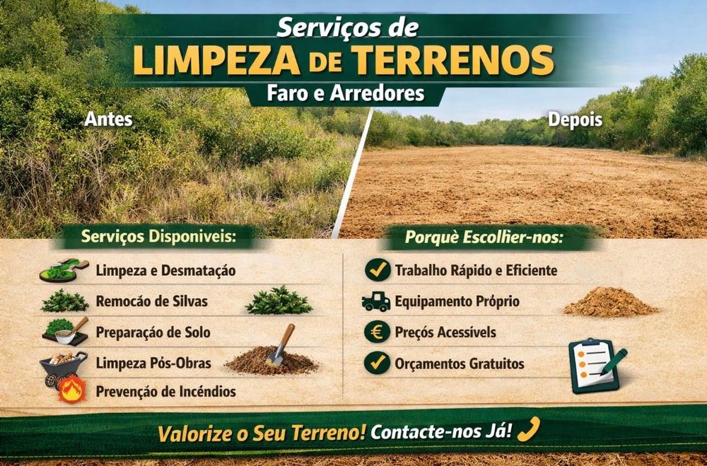 Limpeza e Desmatação de Terrenos Algarve