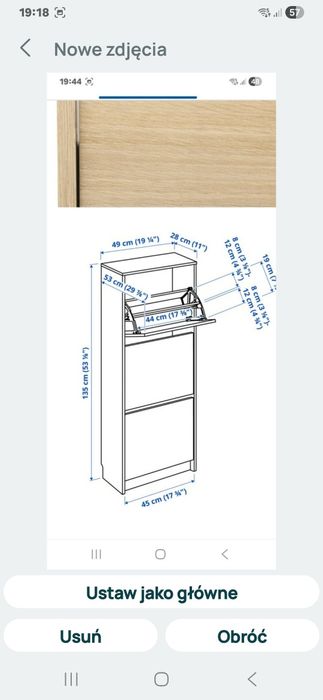 Szafka na buty ikea