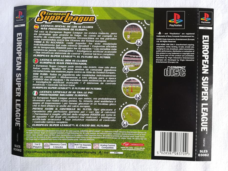 Contracapas, Moto Racer/Point Blank 3/Tekken 3 - PS1/PlayStation