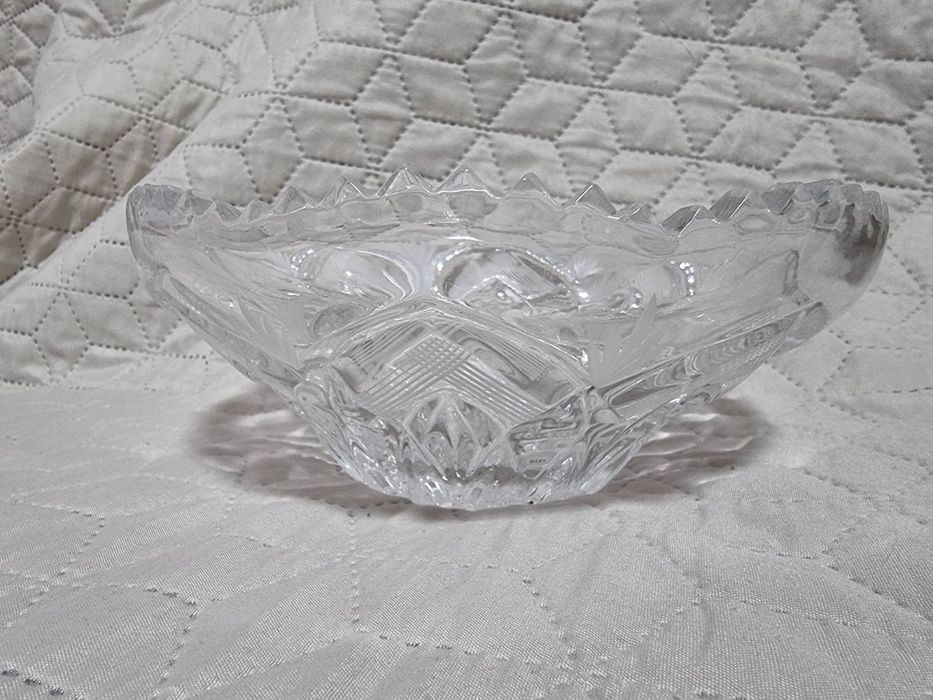 Кришталева ваза для фруктів та солодощів