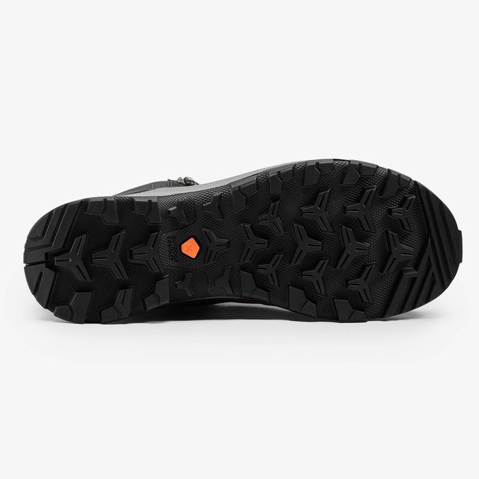 Botas impermeáveis de caminhada na montanha MH100 Mid homem Castanho