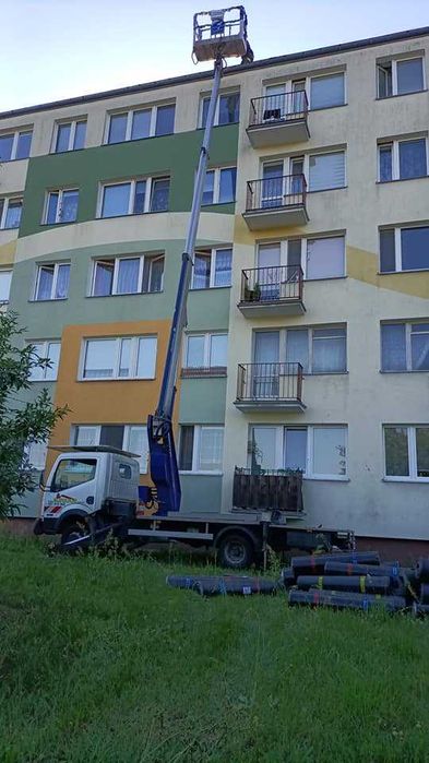 wynajem podnośnika koszowego zwyżka