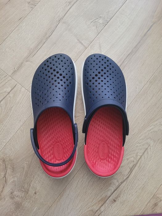 Чоловічі шльопанці , крокси оригінал , темно сині, Lucky Line