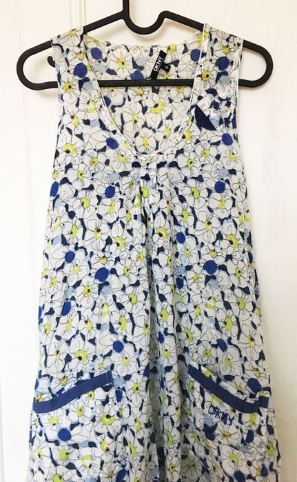 Vestido verão Donna Karan DKNY novo 38 flores