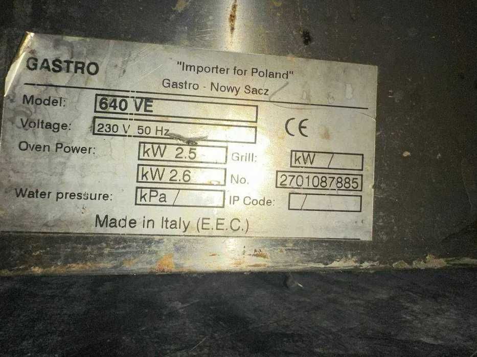 Gastro 640VE конвекційна піч шафа пекарська конвектомат Італія