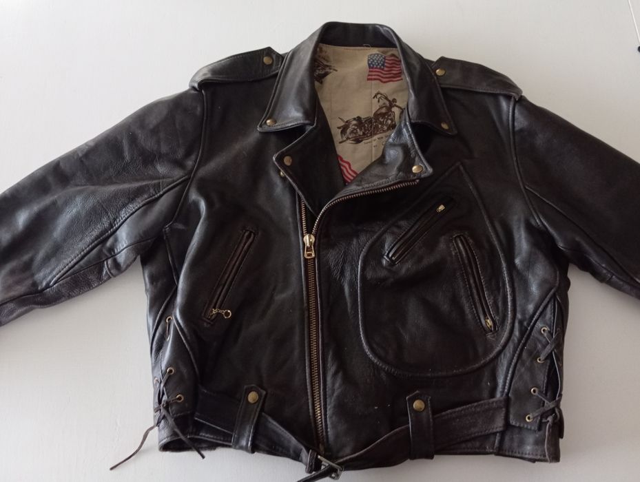 Skórzana kurtka "na Harley'a"
