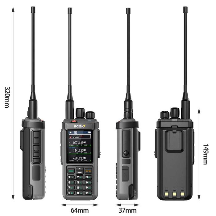 Radio Portatil transceiver Iradio UV-98 PLUS 10W