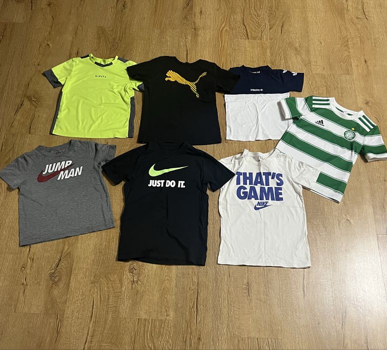 Дитячі футболки nike-adidas-puma