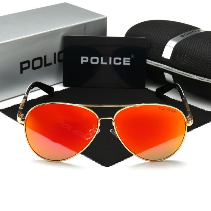 Óculos de Sol "Police" - Crazy Orange Edition