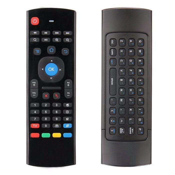 Comando multimédia com teclado para Smart TV