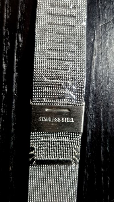 Bracelete nova malha metálica  20mm