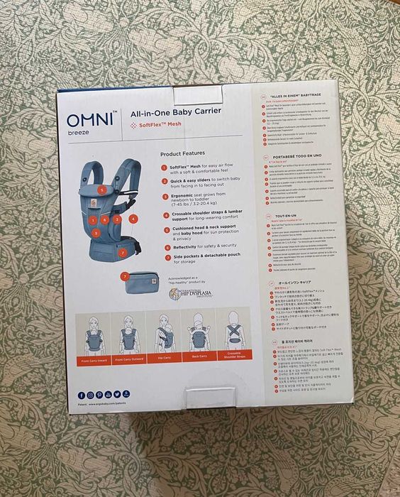 Ergobaby Omni Breeze SoftFlex Mesh - All-in-One