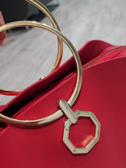 Torebka czerwona Chloe . Pasek polecam