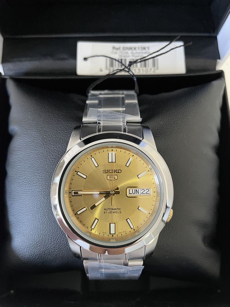 NOVO Rel gio Seiko Snkk13 37mm Autom tico Arcozelo OLX Portugal
