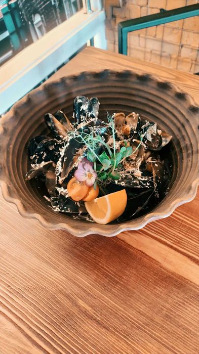 Мідії у  вершках