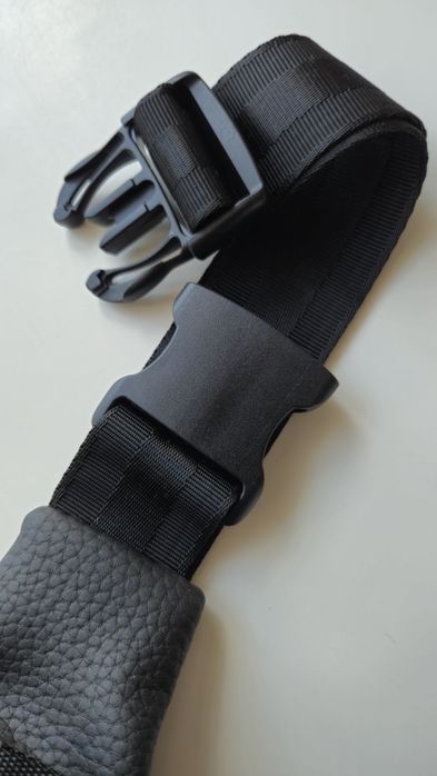 Сумка, бананка чорна унісекс