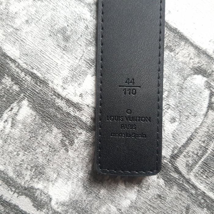 Ремінь Louis Vuitton Graphite Canvas Belt 110см gucc armani klein шкір
