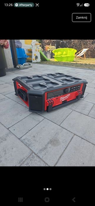 Radio budowlane Milwaukee M18 PACKOUT DAB+ ładowarka  bluetooth