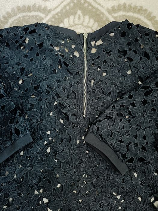 Bluza koronkowa czarna