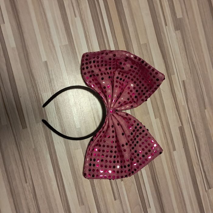 Opaska minnie mouse dla dziecka kokardka