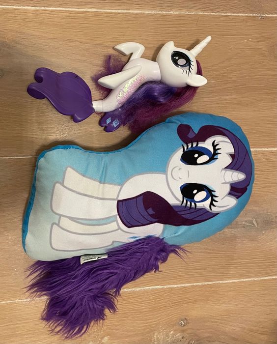 MLP Rarity syrenka i poduszka my little pony