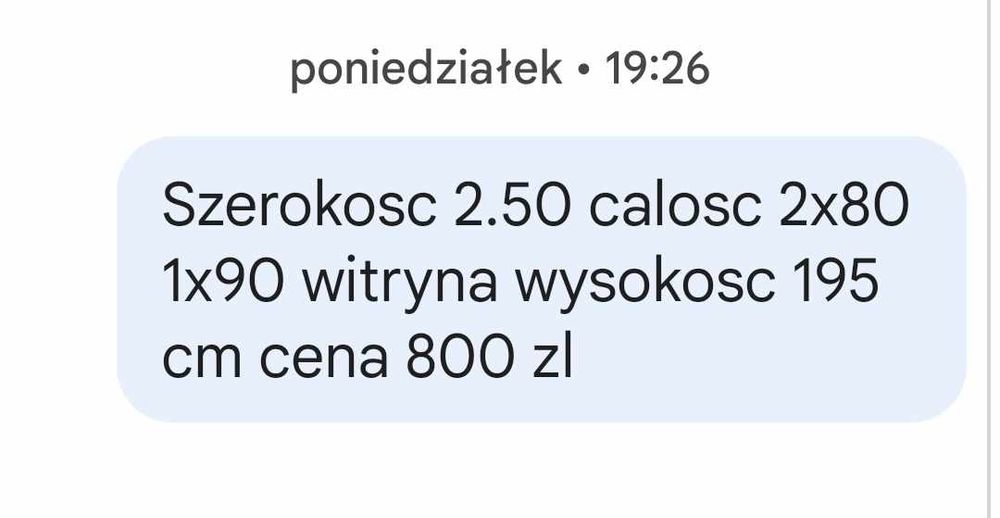 Meble regał segment