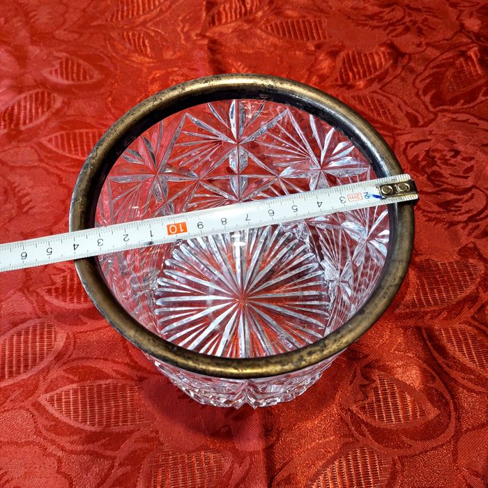 Хрусталь с мельхиором. СССР