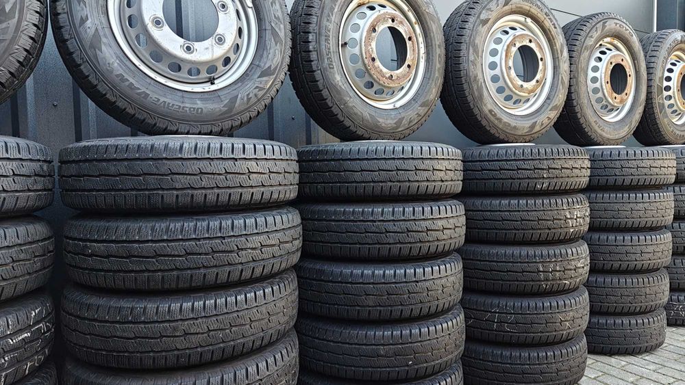 Koła Zimowe Sprinter Bliźniak 205/75/16C Toyo 2024r 7,5mm 6szt