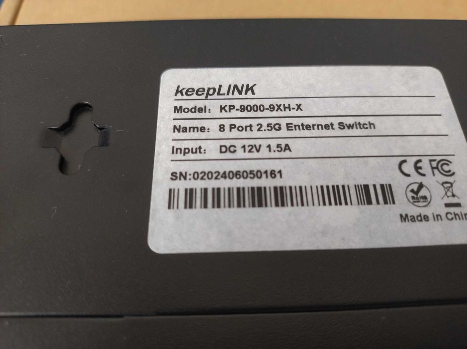 Комутатор KeepLink KP-9000-9XH-X 8-port (2.5G) + 10G SFP+