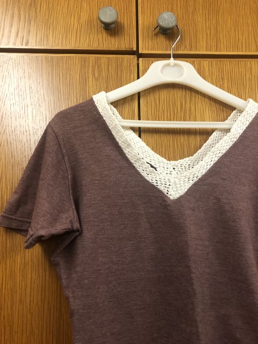 Body tshirt crochet novo