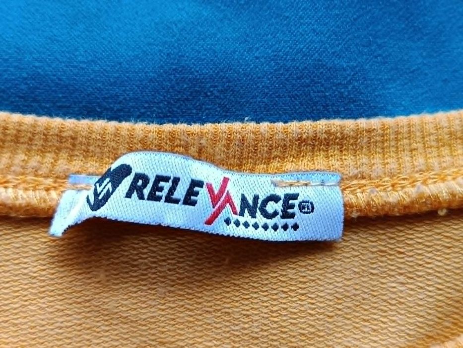 Bluza bluzka damska bawełniana  żółta asymetryczna- L/XL- "Relevance".