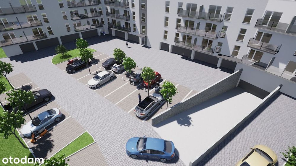 Nowe - 2 pokojowe z balkonem i miejscem garażowym - stan deweloperski – pohled 2