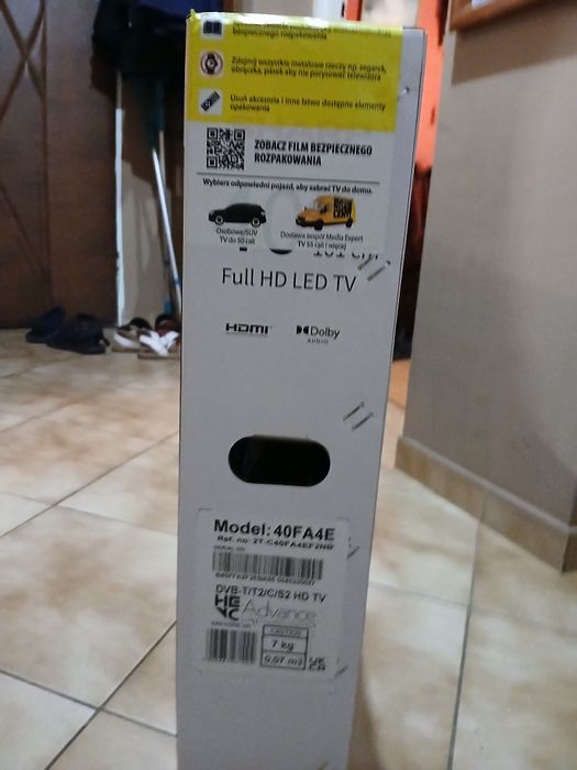 Telewizor sharp 40FA4E odbiór osobisty zbąszynek lub gorzów Wlkp.