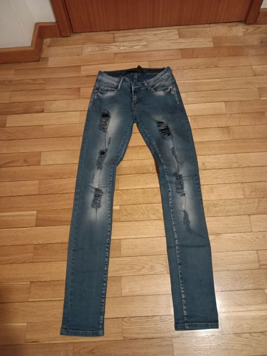 4 pares de calçasde ganga de Mulher n. 36( como novas)