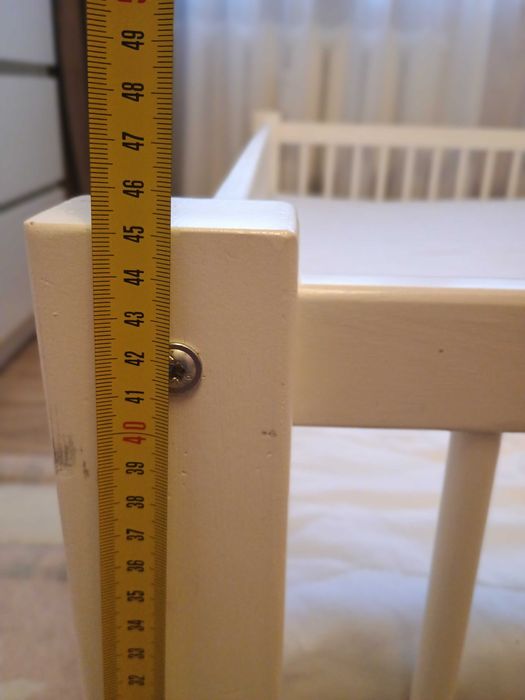 Niskie łóżko dla dziecka 150x90 z materacem 140x80